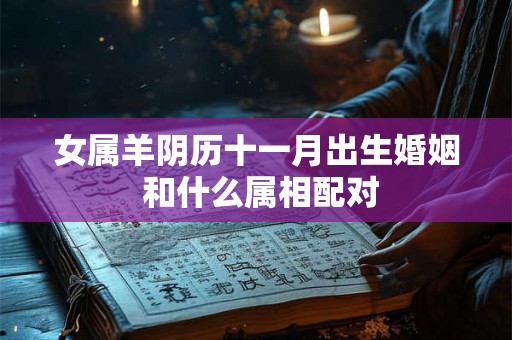 女属羊阴历十一月出生婚姻 和什么属相配对