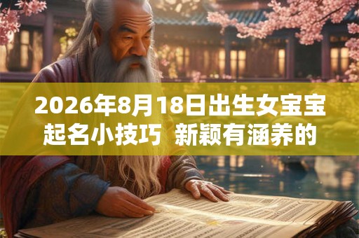 2026年8月18日出生女宝宝起名小技巧  新颖有涵养的名字
