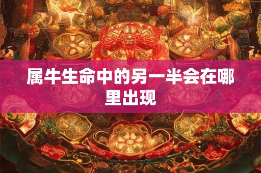 属牛生命中的另一半会在哪里出现