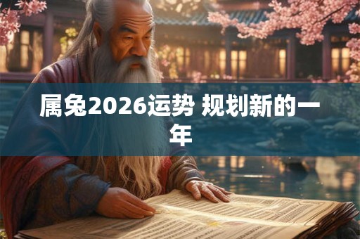属兔2026运势 规划新的一年