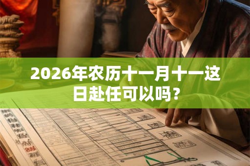 2026年农历十一月十一这日赴任可以吗？