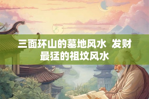 三面环山的墓地风水  发财最猛的祖坟风水