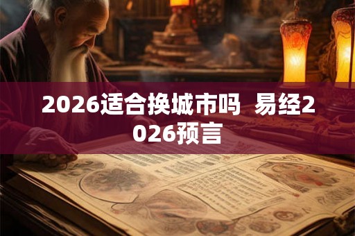 2026适合换城市吗  易经2026预言