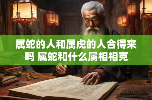 属蛇的人和属虎的人合得来吗 属蛇和什么属相相克