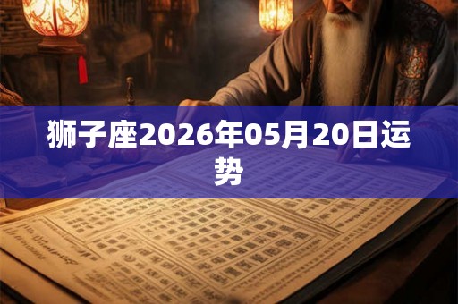 狮子座2026年05月20日运势