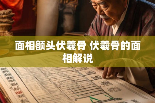 面相额头伏羲骨 伏羲骨的面相解说