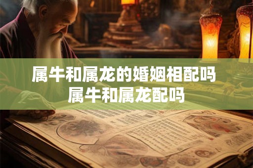 属牛和属龙的婚姻相配吗 属牛和属龙配吗