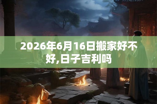 2026年6月16日搬家好不好,日子吉利吗