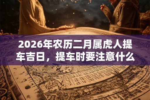 2026年农历二月属虎人提车吉日，提车时要注意什么？