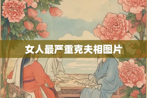 女人最严重克夫相图片