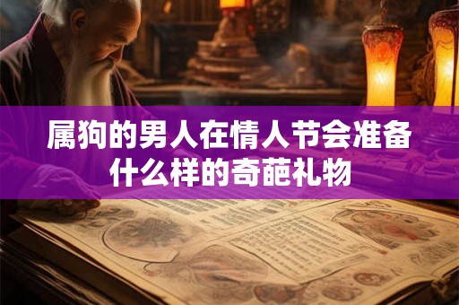 属狗的男人在情人节会准备什么样的奇葩礼物
