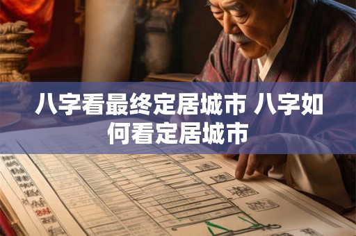 八字看最终定居城市 八字如何看定居城市