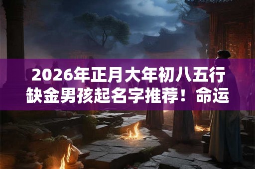 2026年正月大年初八五行缺金男孩起名字推荐！命运好吗？