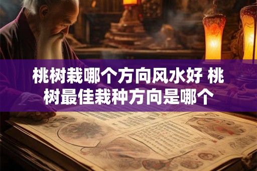桃树栽哪个方向风水好 桃树最佳栽种方向是哪个