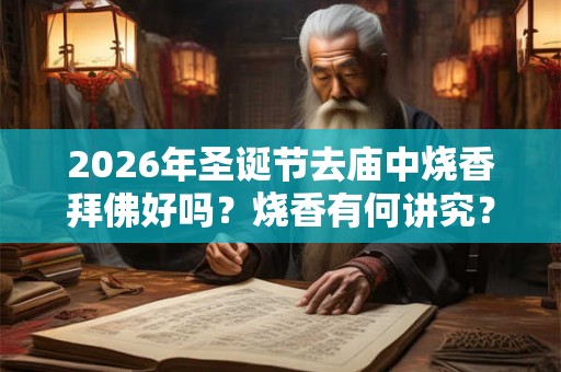 2026年圣诞节去庙中烧香拜佛好吗？烧香有何讲究？