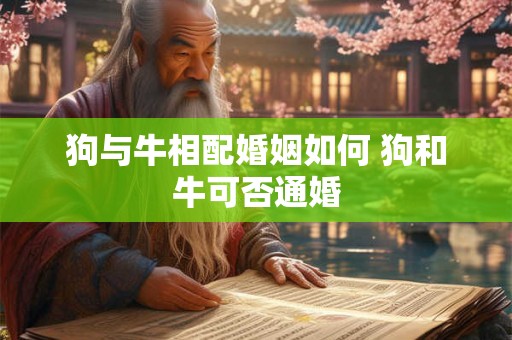 狗与牛相配婚姻如何 狗和牛可否通婚 狗与牛相配婚姻如何 狗和牛可否通婚