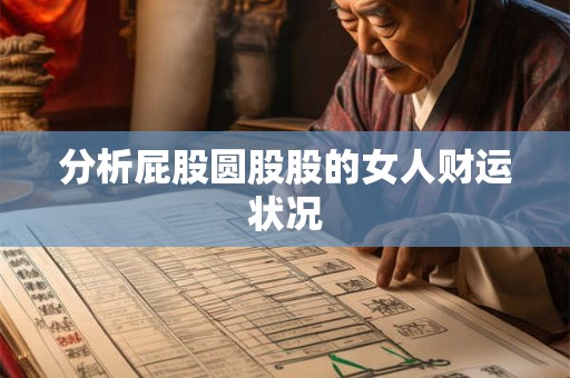 分析屁股圆股股的女人财运状况