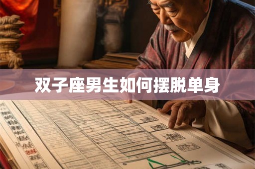 双子座男生如何摆脱单身 双子座男生如何摆脱单身