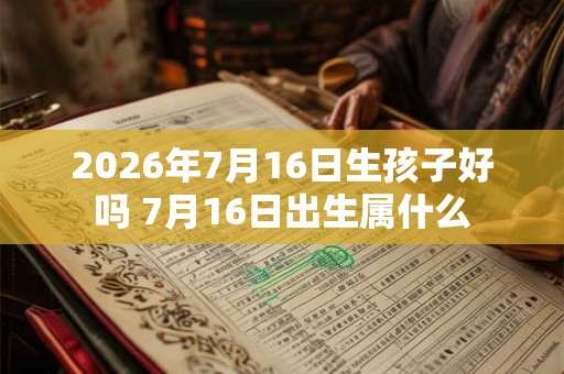 2026年7月16日生孩子好吗 7月16日出生属什么