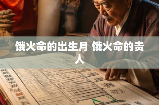 饿火命的出生月 饿火命的贵人