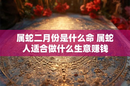 属蛇二月份是什么命 属蛇人适合做什么生意赚钱 属蛇二月份是什么命 属蛇人适合做什么生意赚钱