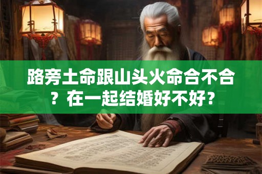 路旁土命跟山头火命合不合？在一起结婚好不好？