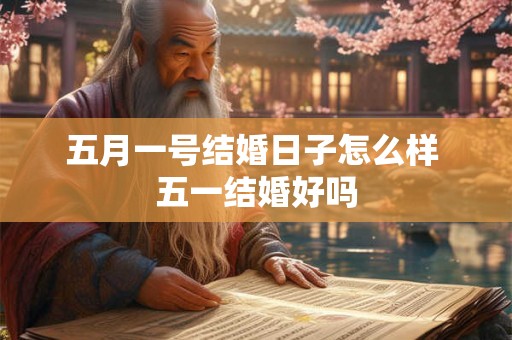 五月一号结婚日子怎么样 五一结婚好吗