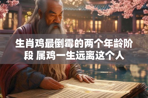 生肖鸡最倒霉的两个年龄阶段 属鸡一生远离这个人