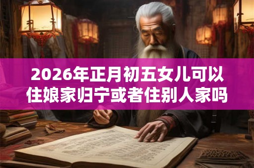 2026年正月初五女儿可以住娘家归宁或者住别人家吗？
