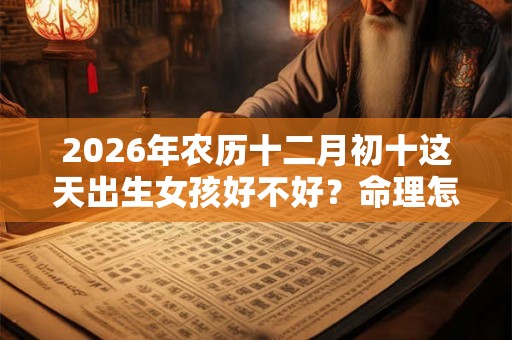 2026年农历十二月初十这天出生女孩好不好？命理怎么样？