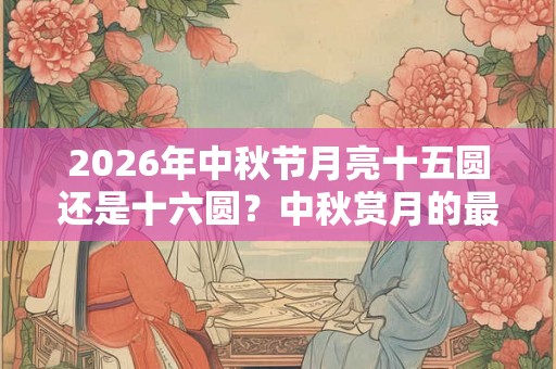 2026年中秋节月亮十五圆还是十六圆?中秋赏月的最佳时间? 2026年中秋节月亮十五圆还是十六圆?中秋赏月的最佳时间?