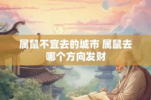 属鼠不宜去的城市 属鼠去哪个方向发财