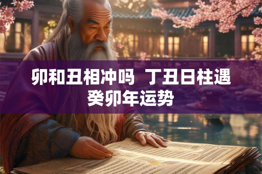卯和丑相冲吗 丁丑日柱遇癸卯年运势 卯和丑相冲吗 丁丑日柱遇癸卯年运势