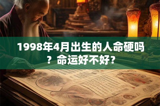 1998年4月出生的人命硬吗？命运好不好？