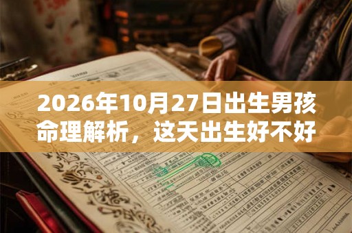 2026年10月27日出生男孩命理解析,这天出生好不好? 2026年10月27日出生男孩命理解析,这天出生好不好?
