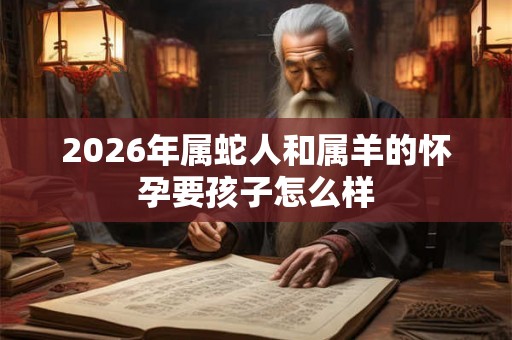 2026年属蛇人和属羊的怀孕要孩子怎么样