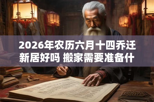 2026年农历六月十四乔迁新居好吗 搬家需要准备什么东西