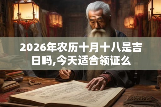 2026年农历十月十八是吉日吗,今天适合领证么