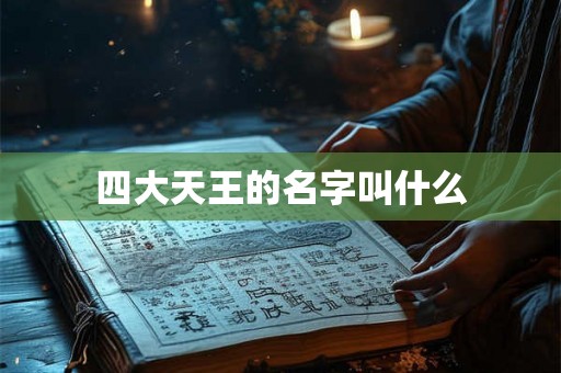 四大天王的名字叫什么