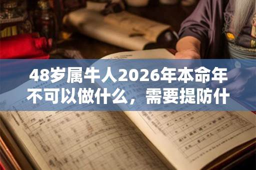 48岁属牛人2026年本命年不可以做什么，需要提防什么