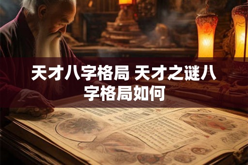 天才八字格局 天才之谜八字格局如何