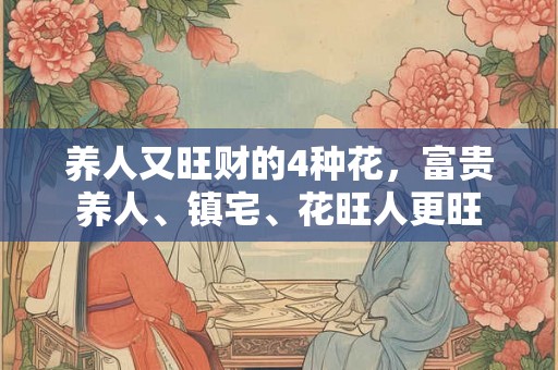 养人又旺财的4种花，富贵养人、镇宅、花旺人更旺