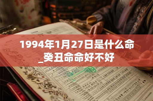 1994年1月27日是什么命_癸丑命命好不好