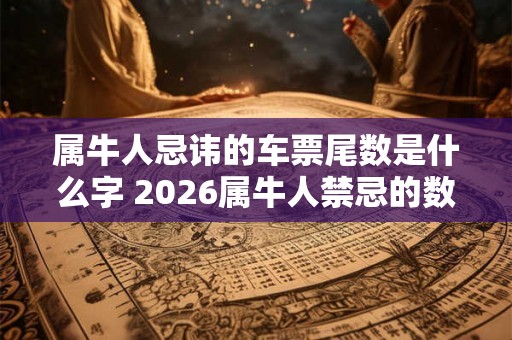 属牛人忌讳的车票尾数是什么字 2026属牛人禁忌的数字查询