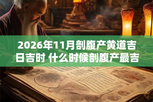 2026年11月剖腹产黄道吉日吉时 什么时候剖腹产最吉利 2026年11月剖腹产黄道吉日吉时 什么时候剖腹产最吉利