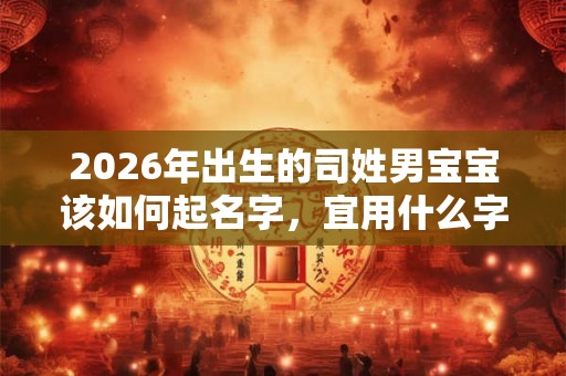 2026年出生的司姓男宝宝该如何起名字，宜用什么字。