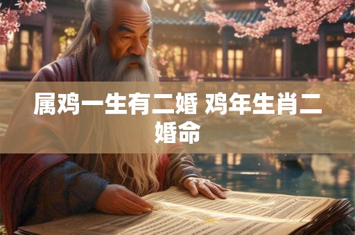 属鸡一生有二婚 鸡年生肖二婚命 属鸡一生有二婚 鸡年生肖二婚命