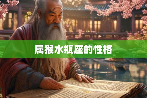 属猴水瓶座的性格