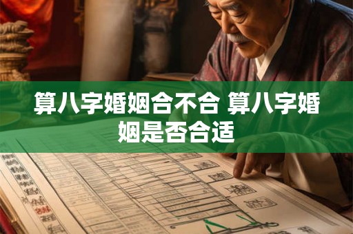 算八字婚姻合不合 算八字婚姻是否合适