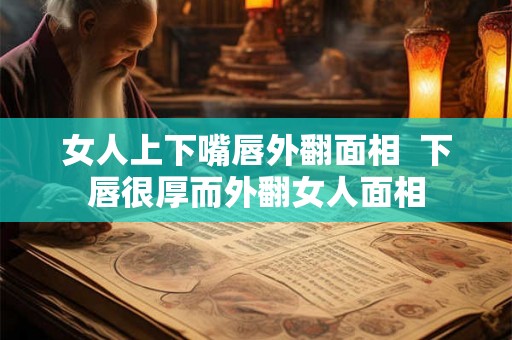 女人上下嘴唇外翻面相 下唇很厚而外翻女人面相 女人上下嘴唇外翻面相 下唇很厚而外翻女人面相
